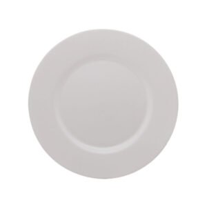 PRATO DE JANTAR RASO EM VIDRO OPALINO TEMPERADO BRANCO, MODELO EVERYDAY, TAMANHO 24CM, MARCA LUMINARC = G0564