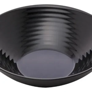 TIGELA EM VIDRO OPALINO TEMPERADO PRETO, MODELO HARENA, TAMANHO 20CM, MARCA LUMINARC = L8805