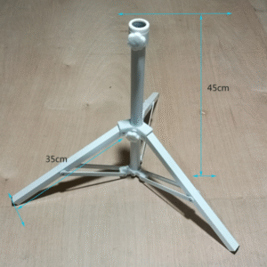 HXBR-HJ-963-B1/1 - BASE PARA GUARDA SOL EM METAL DOBR&Aacute;VEL COM BASE DE PESO EM PVC