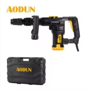 220AMCC-345-B-4 - MARTELETE PERFURADOR/ ROMPEDOR COM MOTOR ELETRICO DE 1500 WATTS DE POTENCIA, 220V-240V/ 50HZ, UTILIZADO PARA DEMOLICAO DE ESTRUTURAS DE CONCRETO, PISOS, REMOCAO DE REVESTIMENTOS USO PROFISSIONAL, ACOMPANHA PONTEIRAS E EMPUNHADEIRA LATERAL ACONDICIONADOS EM MALETA PLASTICA