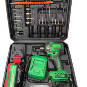 PARAFUSADEIRA ELETRICA DE IMPACTO COM TORQUE MAXIMO DE 600 N.M SEM ESCOVA E VELOCIDADE AJUSTAVEL. FUNCIONAMENTO POR BATERIA DE ION DE LITIO. O PRODUTO ACOMPANHA BATERIA, CARREGADOR, CONJUNTO DE SOQUETES E MALETA DE TRANSPORTE, MARCA DOBEVI = BXTH-790-B-4