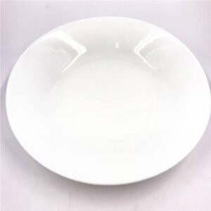 PRATO DE SOBREMESA EM VIDRO OPALINO TEMPERADO BRANCO, MODELO CARINE, TAMANHO 19CM, MARCA LUMINARC = L4454