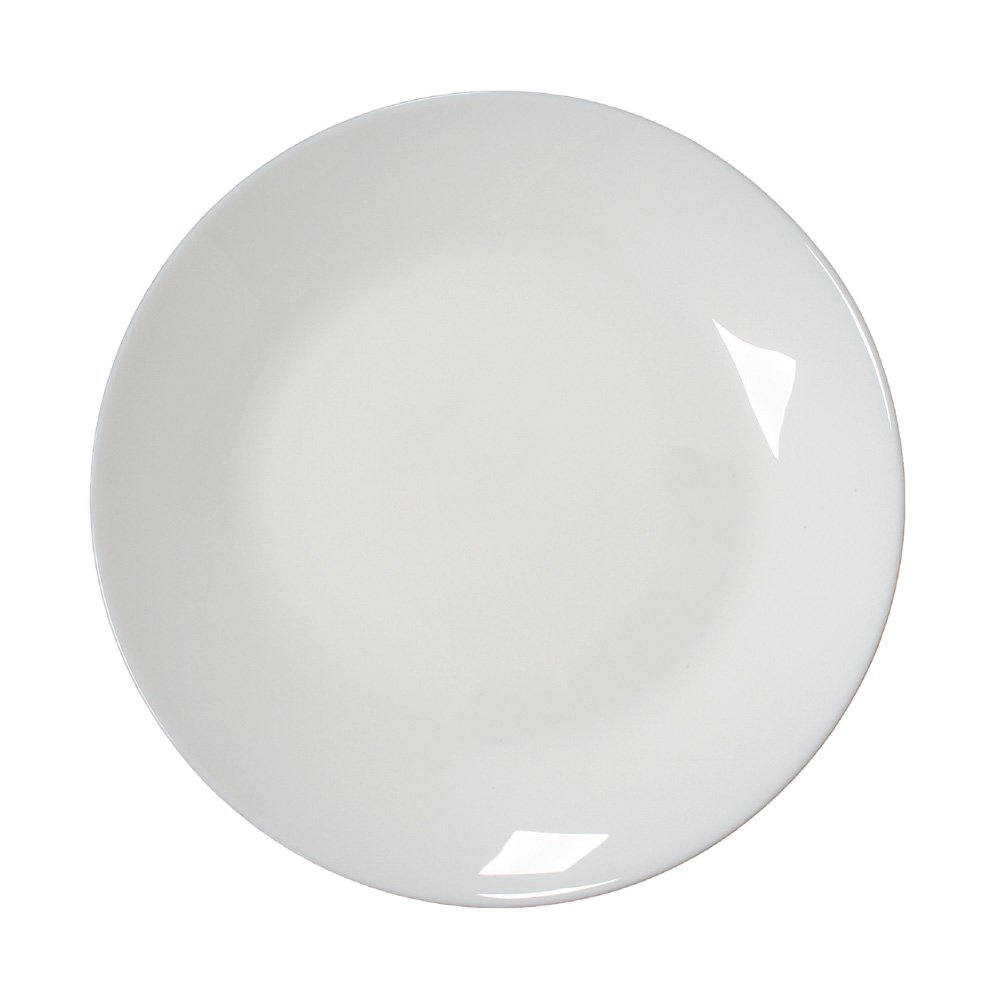 PRATO DE JANTAR RASO EM VIDRO OPALINO TEMPERADO BRANCO, MODELO ZELIE, TAMANHO 25CM, MARCA LUMINARC = V7140 - Imagem 3