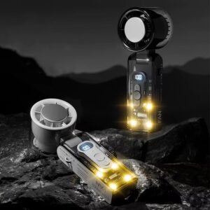 Lithium battery desktop fan - VENTILADOR E LANTERNA