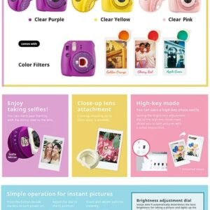 Polaroid Camera - Purple - CAMERA