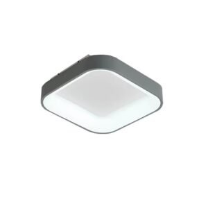 Square small ceiling light - LUMINÁRIA QUADRADA