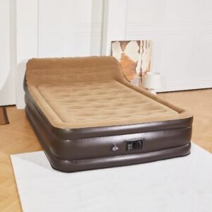 Double backrest inflatable mattress