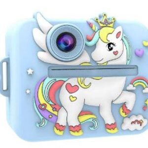 Children's Polaroid - Silicone - Blue - MÁQUINA POLAROID