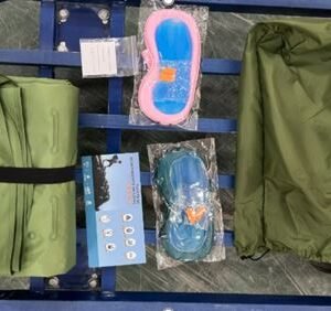 Double inflatable cushion blue - COLCHÃO INFLÁVEL