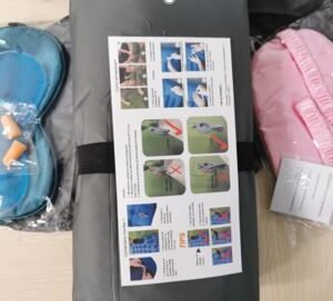 Double inflatable cushion blue - COLCHÃO INFLÁVEL