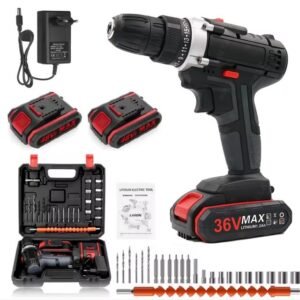 Black Electric Drill Tool-2 - FURADEIRA
