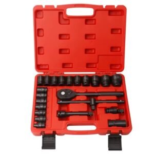 1/2 socket set 22pcs - KIT SOQUETES DE IMPACTO 22 PEÇAS