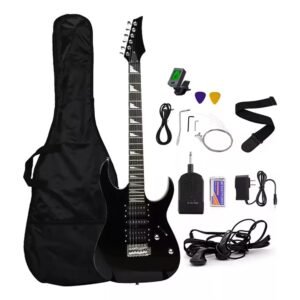 Electric Box Guitar Set - Black - VIOLÃO ELÉTRICO