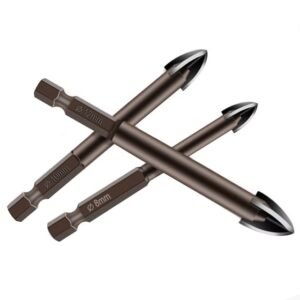 Cross drill bits wholesale tile hole opener - CONJUNTO DE BROCAS
