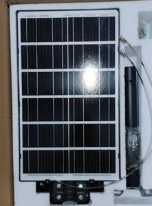 Solar street lamp - LUMINÁRIA COM SENSOR