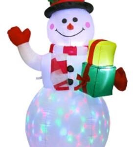 Decorações de Natal - BONECO DE NEVE INFLÁVEL