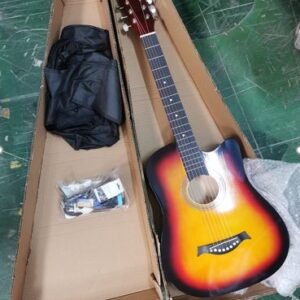 VIOLAO ACUSTICO DE MADEIRA, COM ENCORDOAMENTO METALICO, MODELO PARA DESTROS, ACABAMENTO EM VERNIZ BRILHANTE. ACOMPANHA KIT DE ACESSORIOS COMPOSTO POR: CAPA DE TRANSPORTE, CORREIA, PALHETAS, AFINADOR DIGITAL, CORDAS SOBRESSALENTES ACONDICIONADOS EM EMBALAGEM DE PAPELAO