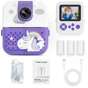 Polaroid - Pink - MÁQUINA INSTANTÂNEA FOTO - AMHY-T169-B-1