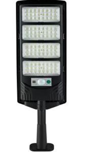 LUMINÁRIA LED SOLAR PARA USO EXTERNO, COM CORPO EM MATERIAL PLASTICO OU METALICO