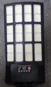 LUMINÁRIA LED SOLAR PARA USO EXTERNO, COM CORPO EM MATERIAL PLASTICO OU METALICO