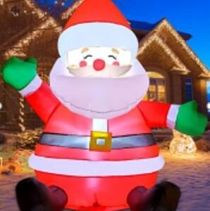 Decorações de Natal - PAPAI NOEL INFLÁVEL