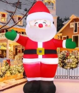 Decorações de Natal - PAPAI NOEL INFLÁVEL