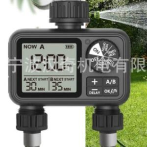 TEMPORIZADOR DIGITAL AUTOMÁTICO PARA IRRIGAÇÃO, ALIMENTADO POR BATERIA