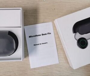 MICROFONE LAPELA COM TECNOLOGIA SEM FIO