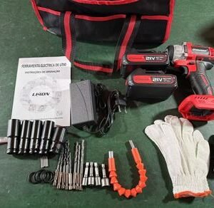 FURADEIRA ELETRICA COM FUNCAO DE IMPACTO A MOTOR DE ESCOVA CARVAO COM POTENCIA 500W