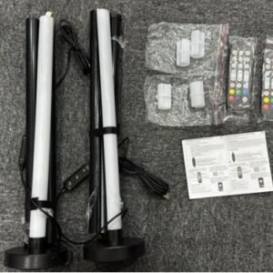 LUMINÁRIA DE CHÃO INTELIGENTE COM LÂMPADA DE LED, ILUMINAÇÃO RGB, POSSUI MODO DE SINCRONIZAÇÃO MUSICAL