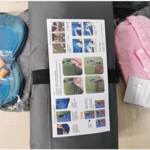 COLCHÃO INFLÁVEL, CORPO INTEIRIÇO EM PVC RECOBERTO EM TECIDO, COR: CINZA