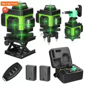 NÍVEL A LASER DE 16 LINHAS CRUZADAS (AUTO NIVELADOR HORIZONTAL E VERTICAL)