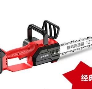 MINI MOTOSSERRA ELETRICA A BATERIA PORTATIL COM MOTOR SEM ESCOVAS, POTENCIA DE 1000W, 21V, BATERIA COM CAPACIDADE DE 2AH, VELOCIDADE DE CORRENTE 18.3 P S/S. COMPRIMENTO DE 15,24 CM (6 POLEGADAS). MARCA IRONROOF