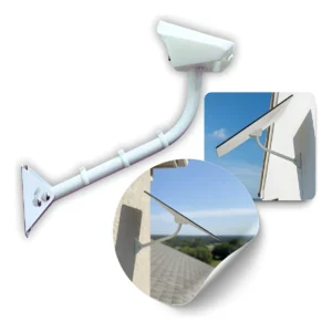 KIT DE SUPORTE DE ANTENA PARA TELHADO E PAREDE CONFECCIONADO EM AÇO INOXIDÁVEL ESMALTADO