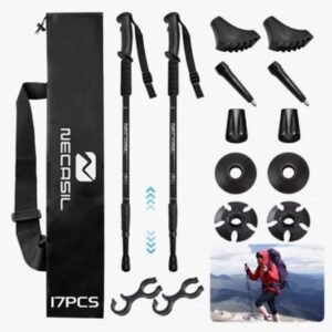 BASTAO DE CAMINHADA PARA TREKKING E HIKING, TIPO BENGALA DE APOIO, FABRICADO EM ALUMINIO DE ALTA RESISTENCIA, COM SISTEMA AJUSTAVEL DE ALTURA ENTRE APROXIMADAMENTE 65 CM E 135 CM. POSSUI SISTEMA ANTISHOCK PARA ABSORCAO DE IMPACTO, MANOPLA ERGONOMICA COM GRIP ANTIDESLIZANTE, ALCA DE SEGURANCA EM NYLON E PONTEIRA EM MATERIAL RESISTENTE AO DESGASTE. PRODUTO DOBRAVEL E LEVE, INDICADO PARA USO EM CAMINHADAS, TRILHAS E ATIVIDADES AO AR LIVRE.