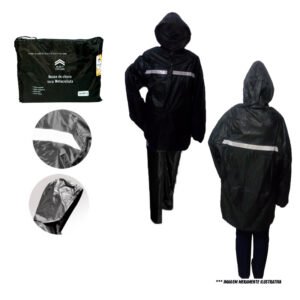 CAPA DE CHUVA IMPERMEAVEL PARA MOTOCICLISTA (JAQUETA + CALCA)