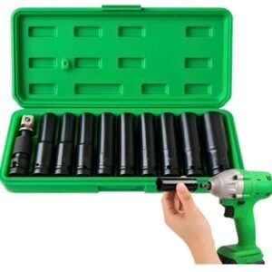 JOGO DE SOQUETES LONGOS DE IMPACTO 1/2 POL