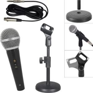 MICROFONE DE MESA COM FIO, USO PROFISSIONAL