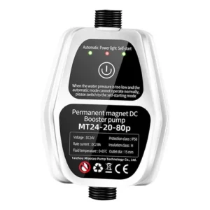 BOMBA AUTOMATICA DE REFORCO DE PRESSAO DE AGUA PARA AQUECEDOR DE AGUA, FONTE DE ALIMENTACAO 24V