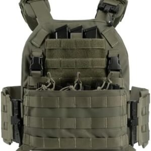 COLETE AJUSTAVEL PARA PRATICA DE AIRSOFT COM ESTRUTURA EM POLIAMIDA, ACOMPANHA BOLSOS, MARCA VOTAGOO