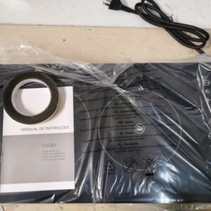 FOGÃO ELÉTRICO DE INDUÇÃO PORTÁTIL DUPLO COM DUAS ZONAS DE AQUECIMENTO INDEPENDENTES