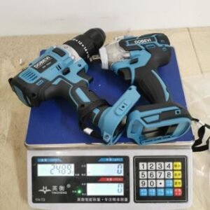 JOGO DE FERRAMENTAS ELÉTRICAS SEM FIO COM FUNCIONAMENTO A BATERIA