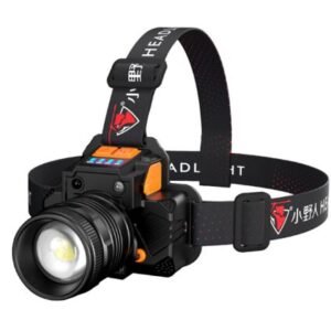 LANTERNA DE CABECA RECARREGAVEL COM ILUMINACAO LED, EQUIPADA COM FONTE DE LUZ BRANCA DE ALTA INTENSIDADE, ALIMENTADA POR BATERIA RECARREGAVEL DO TIPO LI ION. POSSUI CINTA ELASTICA AJUSTAVEL PARA FIXACAO NA CABECA, MULTIPLOS MODOS DE ILUMINACAO E SISTEMA DE RECARGA VIA CONECTOR USB. FABRICADA EM MATERIAL PLASTICO E METAL, COM RESISTENCIA A PO E RESPINGOS DE AGUA. DESTINADA A USO EM ATIVIDADES AO AR LIVRE, CAMPING, MANUTENCAO, EMERGENCIAS E USO GERAL. PRODUTO PORTATIL, NAO DESTINADO A USO MEDICO OU INDUSTRIAL.