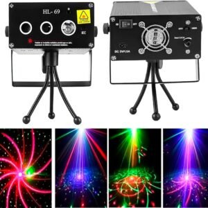 PROJETOR DE LUZ LASER E LED RGBW PARA ILUMINA&Ccedil;&Atilde;O DECORATIVA