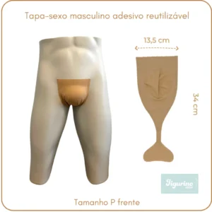 TAPA SEXO MASCULINO CONFECCIONADO EM MALHA DE FIBRA NATURAL DE ALGODAO, SEM FORRO, USO ADULTO