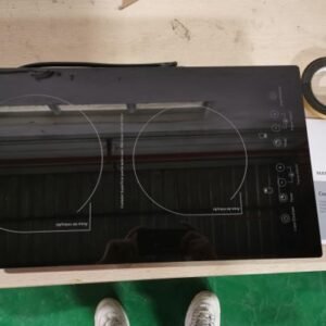 FOGÃO ELÉTRICO DE INDUÇÃO PORTÁTIL DUPLO COM DUAS ZONAS DE AQUECIMENTO INDEPENDENTES