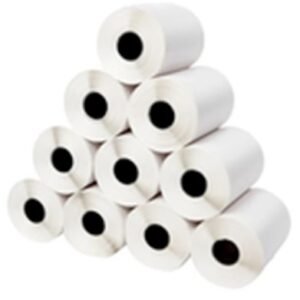 PAPEL TERMICO, APRESENTADO EM ROLOS, COMPOSTO POR PAPEL BASE COM REVESTIMENTO TERMO-SENSÍVEL, PROPRIO PARA IMPRESSAO POR CALOR SEM USO DE TINTA, UTILIZADO PARA IMPRESSORAS TERMICAS, CAIXA COM 20 ROLOS