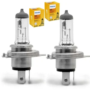 KIT DE LAMPADAS LED AUTOMOTIVAS TIPO H4, COM LENTE PROJETORA BI LED, POTENCIA TOTAL 66W, FLUXO LUMINOSO 24000 LUMENS, TEMPERATURA DE COR 6000K, TENSAO DC 9 A 32V. FABRICADO EM ALUMINIO 6063, COM PROTECAO IP67, APLICACAO EM FAROIS DE VEICULOS AUTOMOTORES, USO EXTERNO.