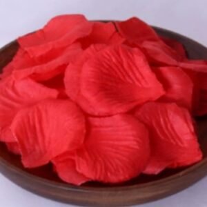 PETALAS DE ROSAS ARTIFICIAIS EM TECIDO SINTETICO, UTILIZADA PARA DECORACAO, COR VERMELHA