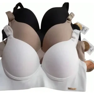 SUTIÃ FEMININO SEM ARO, TIPO TOP, CONFECCIONADO EM TECIDO DE MALHA